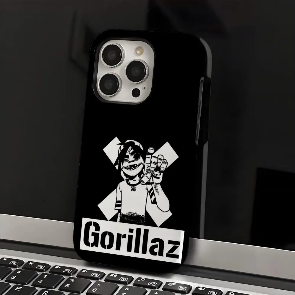 

G-Gorillaz band Phone Case Phone Case INS For IPhone 16 15 14 13 12 11 Pro Max X XR XSMax 7 8 Plus Glossy Film Hard PC Cover