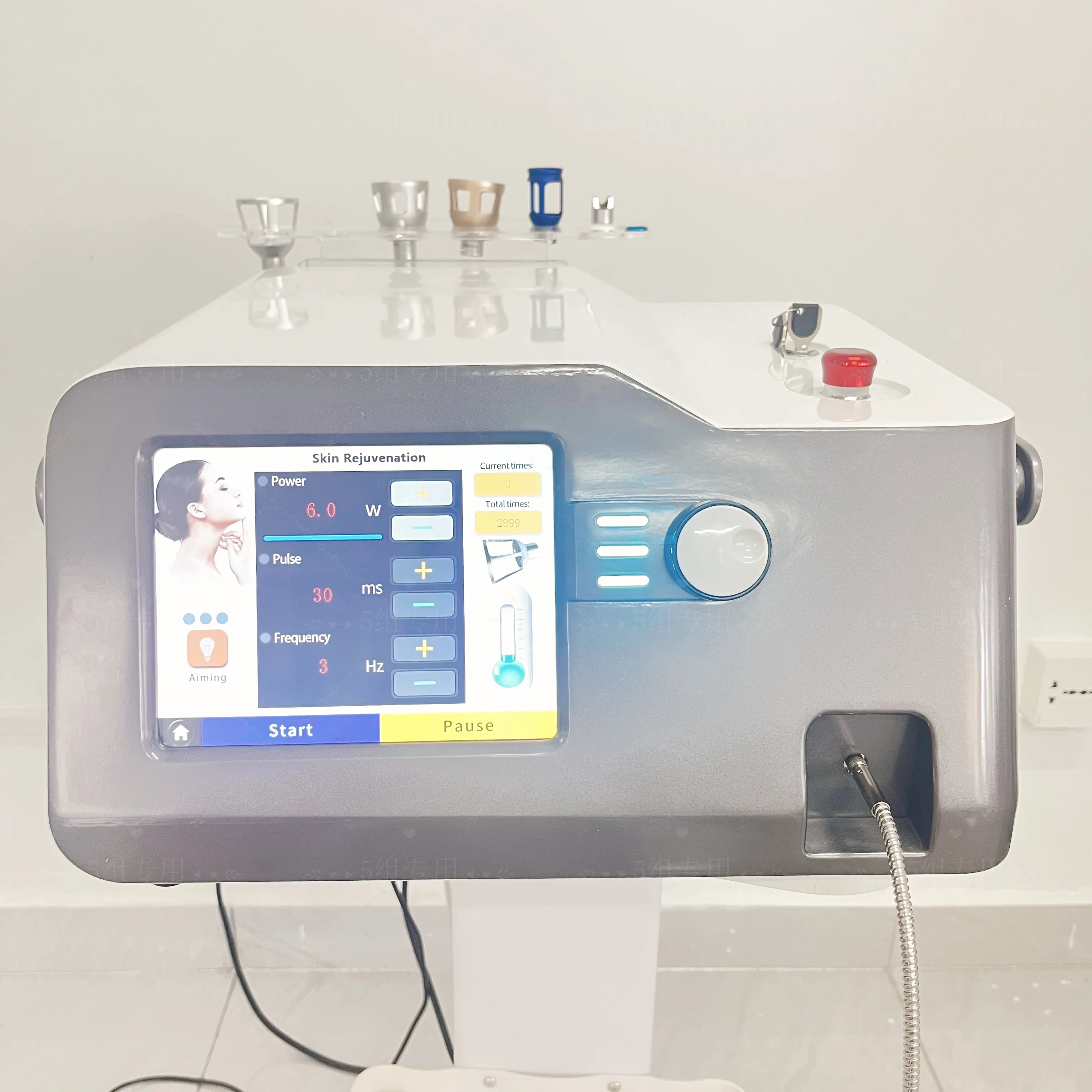 980NM Diode Laser 6 in1 Removes Local Fat Dissolution in Spider Veins Nail Fungus Eczema Herpes Pain and Physical therapy