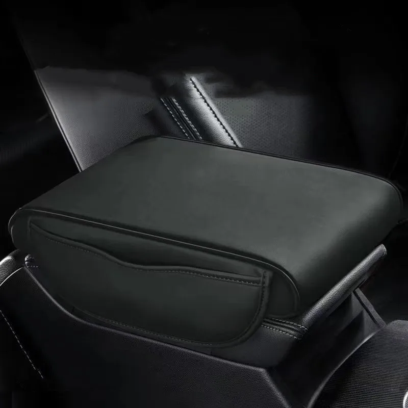 New Car Arm Rest Box Expander Cushion 5cm Thicken Luxury Center Console Box Protection Cover 3D Memory Foam Armrest Pad