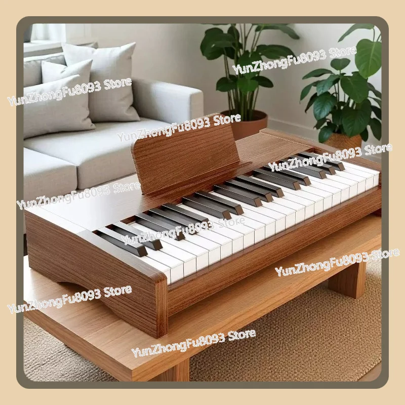 37-Key Children's  Wooden Piano, Children's Beginner Toy Electronic Organ