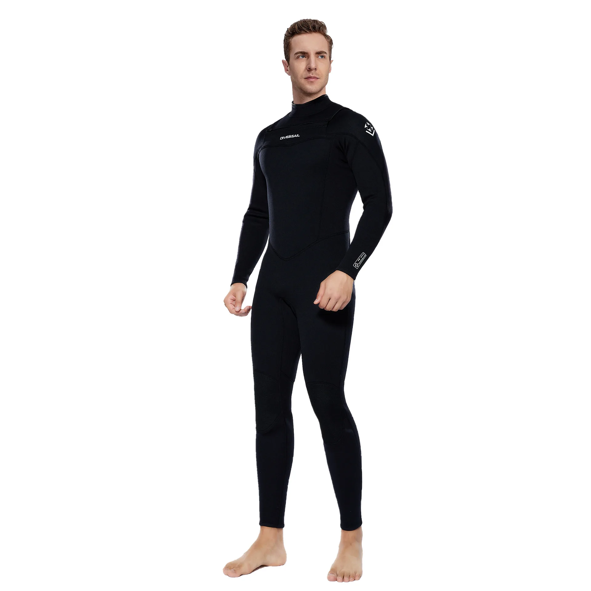 Men and Women's Diving Suits, One-Piece Long Sleeved, Thickened Insulation for Snorkeling and Surfing,Jellyfish Clothing,3mm/2mm