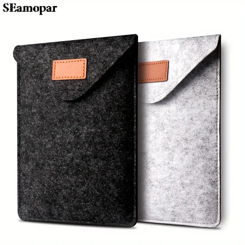 Premium Felt Laptop Sleeve Tablet & Computer Protective Storage Bag Portable Office Accessories Compatible with iPad Mac Book 13