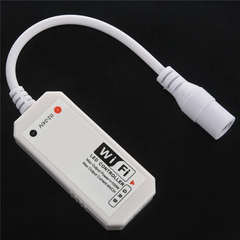 

ABGE-3X LED Wifi Remote Controller Works With Alexa/Google Home Voice Control For 5050/3528 RGB LED Strip Lights Change