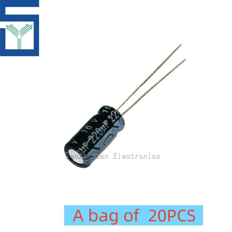 مكثف إلكتروليتي 16V220UF