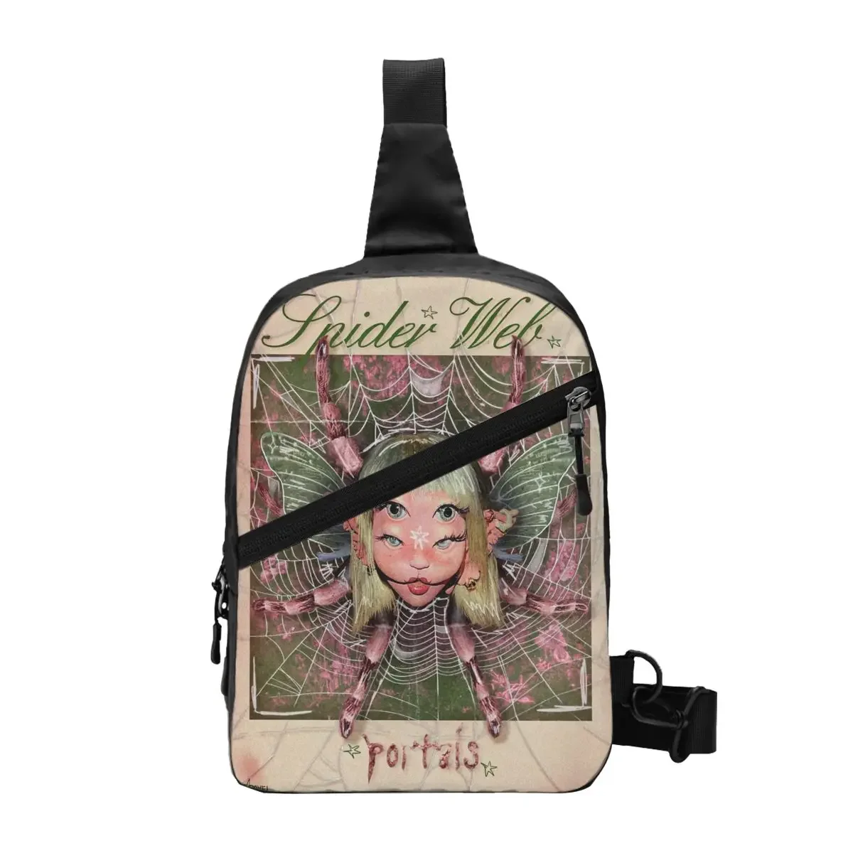 

Custom Melanie Martinez Melanie Martinez Sling Crossbody Chest Bag Men Casual Shoulder Backpack for Camping Biking