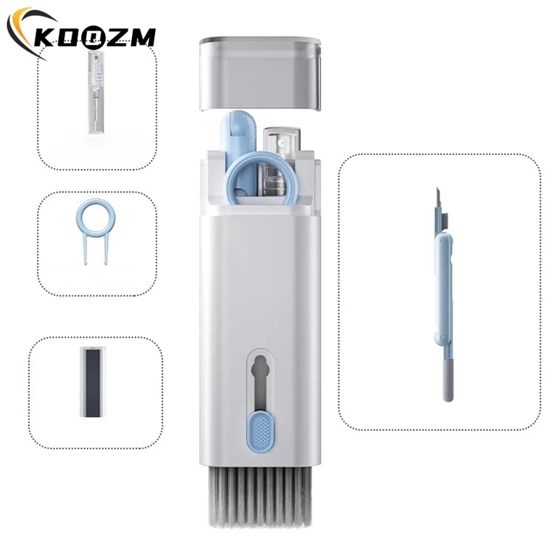 Computer Keyboard Cleaner Brush 7 In 1 Electronic Kit For IPad Bluetooth Earphone Phone Cleaning Tools Cleaner Keycap Puller Kit