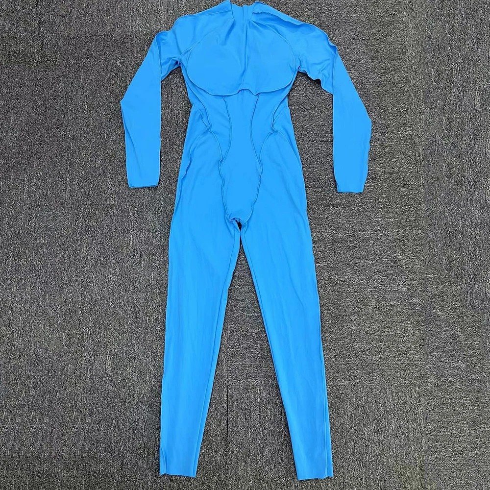 

Workout Jumpsuit Women Tracksuit Sports Jumpsuit Gym Clothing Backless Long Sleeve Fitness Suits Female Stretch Rompers Yoga Set