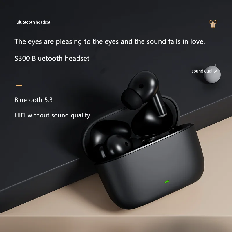 Wireless Bluetooth earphones high battery two ears for gaming low latency call noise reduction headphone for Apple Android