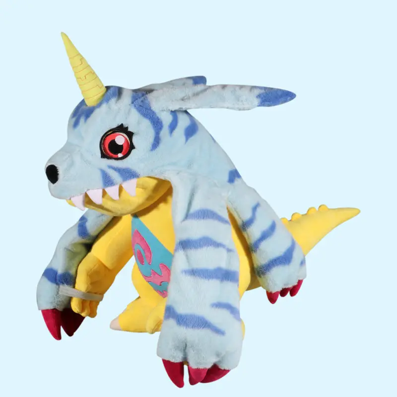 50CM Cartoon Digimon Plushies Gabumon Plush Toy Peluche Big Size Ornament Stuffed Animal Comfortable Soft Doll Holiday Gifts