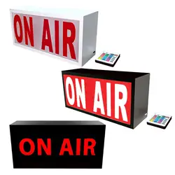 ON AIR SIGN LED LIGHT Recording Sign Studio Warning Sign for Cinema Studio Home Studio Company Desk or Wall Decor