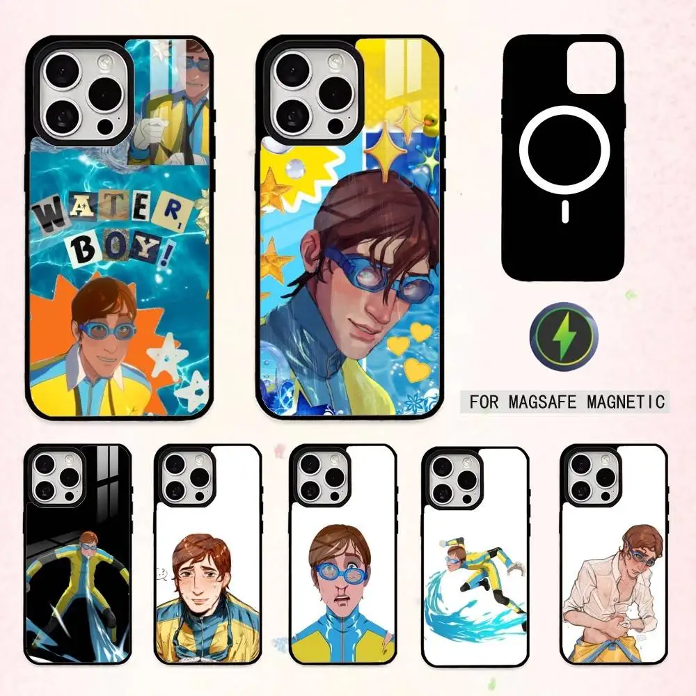 

Gaming D-Dispatch W-Waterboy Phone Case For iPhone17,16,15,14,13,12,11 Plus,Pro Max Magnetic For Magsafe Wireless Charging