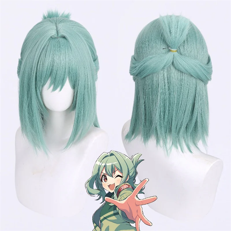 Anime Even The Student Council Has Its Holes Otori Tan Cosplay Wig Mint Green Short Hair Synthetic Halloween Carnival Party Prop