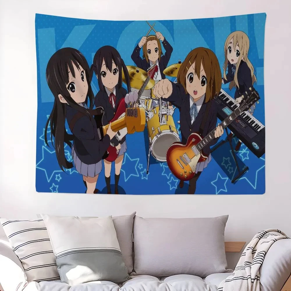 Anime K-On Colorful Tapestry Wall Hanging Cheap Hippie Bohemian Wall Tapestries Mandala Wall Hanging Sheets