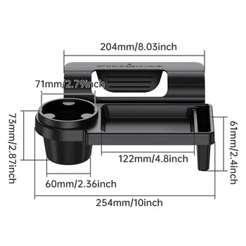 Závěsný úložný stojan s držákem na pohárky, peněženku, klíče, karty, držák telefonu, multifunkční organizér do auta, doplňky do interiéru auta 8 nejlepší prodej příslušenství Smart Fortwo - №5