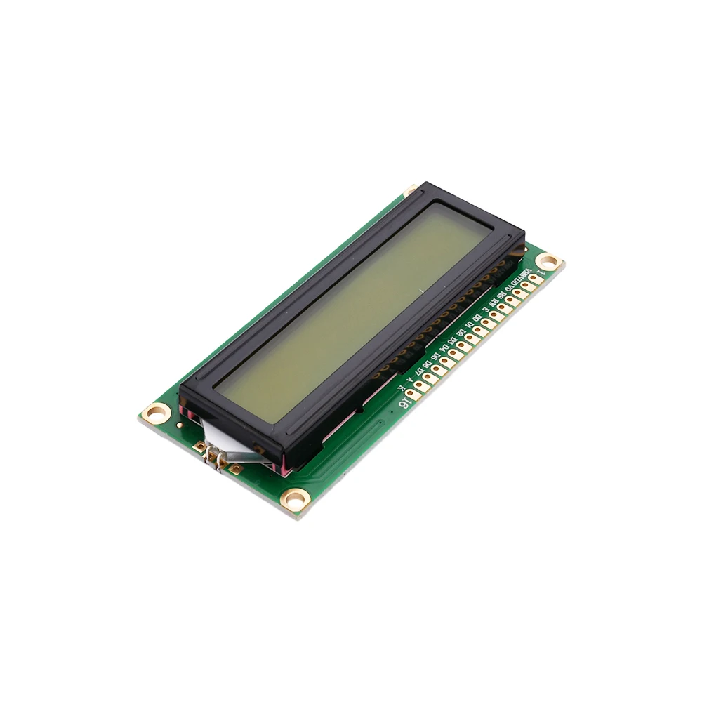 LCD1602 1602 LCD Monitor Screen Blacklight 16x2 Character LCD Display Module 3.3V HD44780 1602A for Raspberry Pi Yellow/Blue