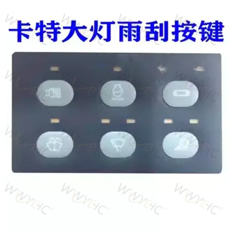 Suitable for 320 V2 B C D Excavator Air Conditioning Button,Air Conditioning Controller Panel, Switch Button Sticker Accessories