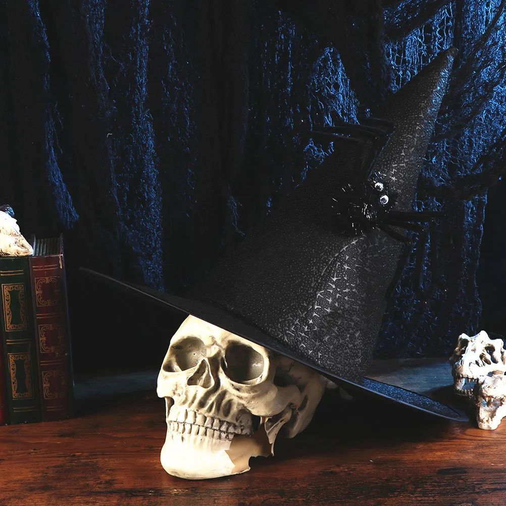 

6pcs Witch Hats for Party Cosplay Costume Accessories Decorative Headwear Novel Festive Caps Halloween Witch Costume Accessory