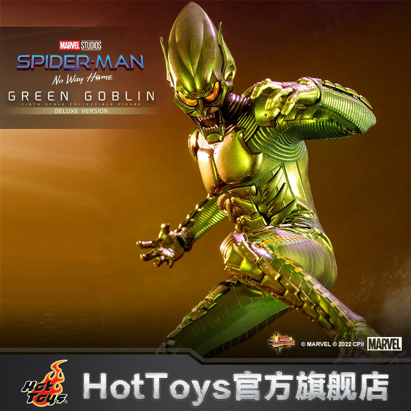 

Ht Hot Toys Mms630 1/6 Green Goblin Spider-man No Way Home Movie Villain Full Set 12-inch Action Figure Model Gifts Collection