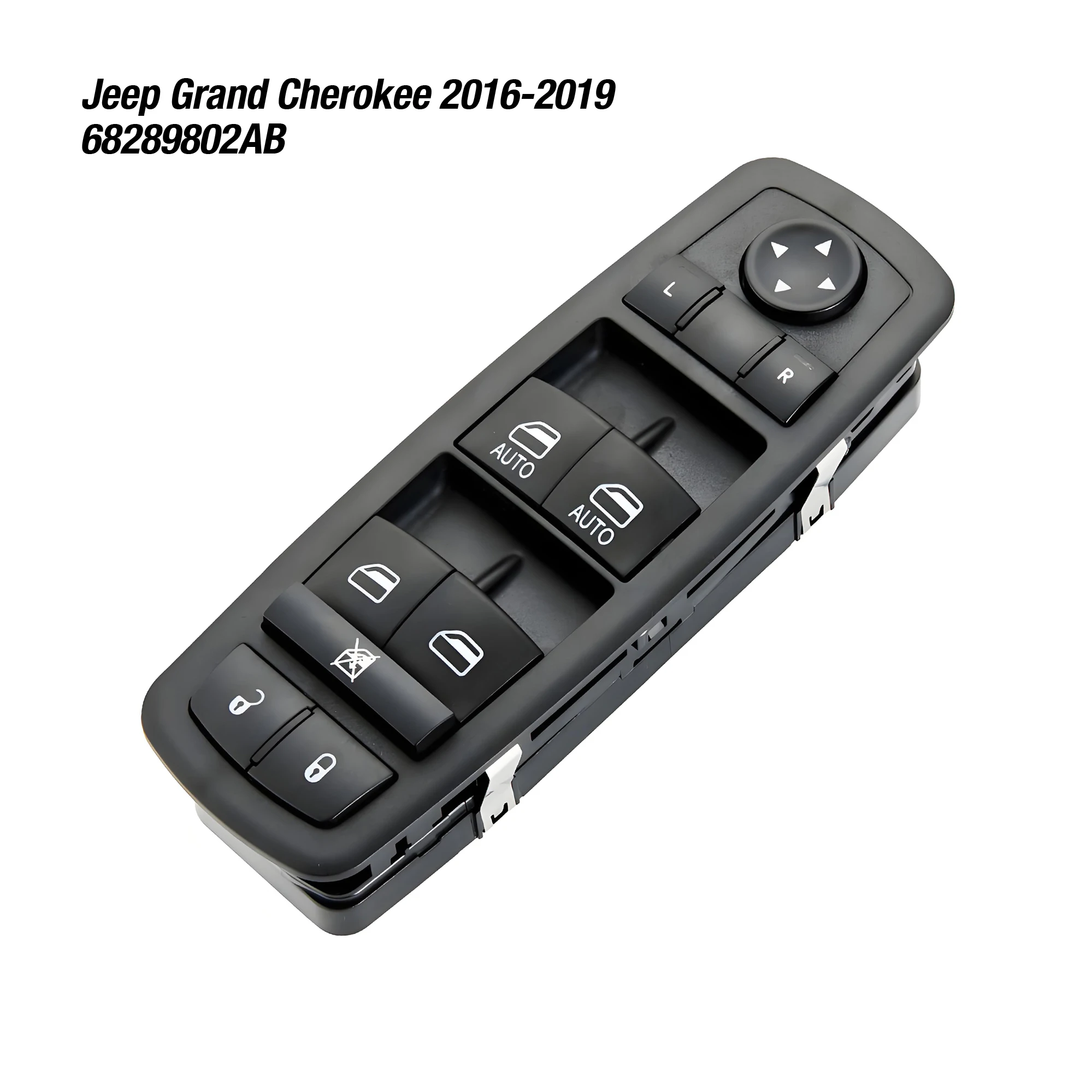 

68289802AB 68319802AA For Jeep Grand Cherokee Dodge Durango 2016-2019,Driver Side Eletric Master Power Window Control Switch