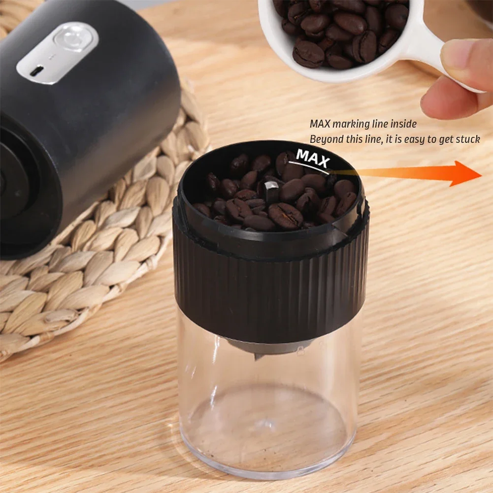 USB 다기능 전기 커피 연마기 왁물 시리얼 후inaa 연마기, 가정용 휴대용 커피 메이커, 주방용 세라