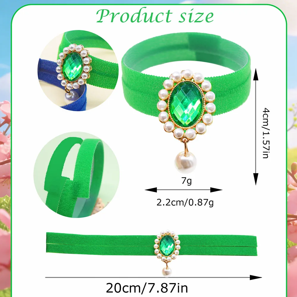 1PC Chicken Duck Goose Prevent Crowing Pet Collars Multi Colors Adjustable Design With Diamond Decorations Pet Supplies