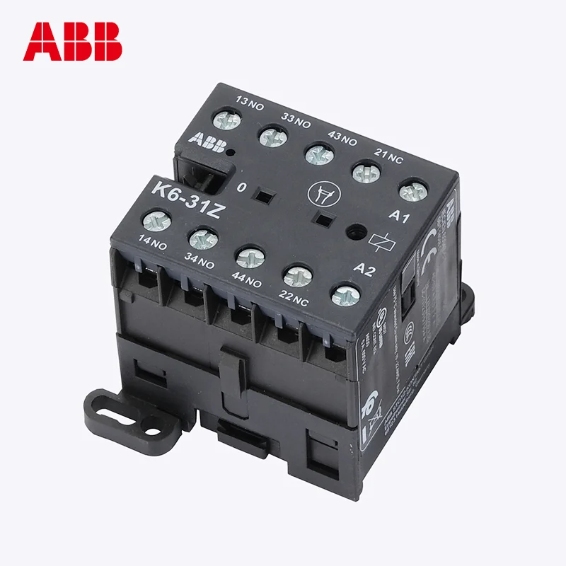 

ABB KC6 4-Pole Mini Contactor Relays AC Operated K6-22Z K6-31Z K6-40E