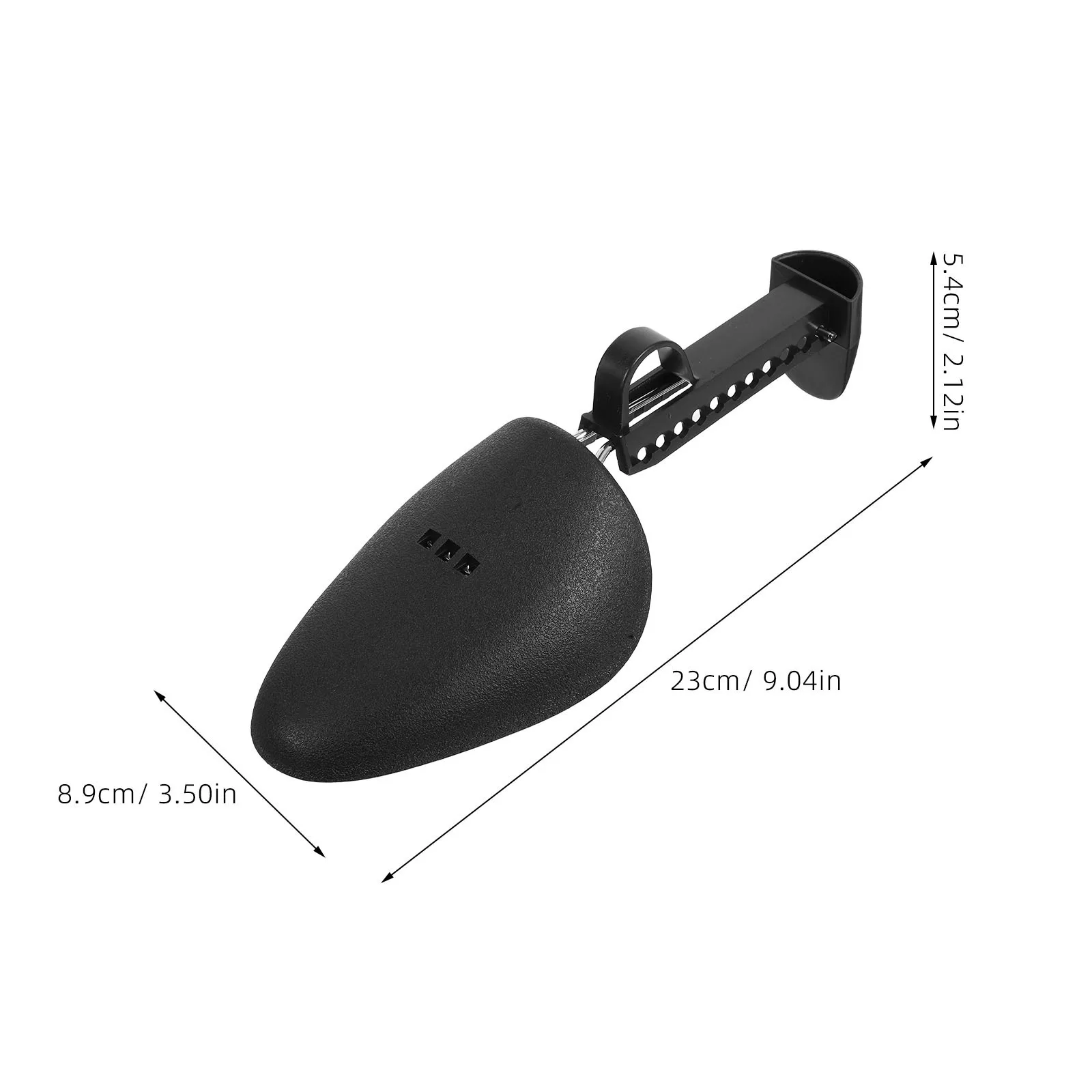 1쌍 조절 가능한 플라스틱 신발 스트레처, 통기성 구멍이 있는 스니커즈, 부츠, 드레스 슈즈용 신발 모양 보호기 홀더