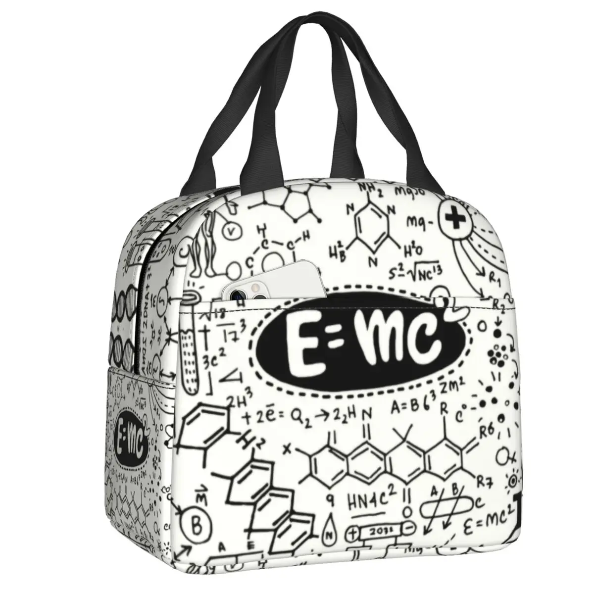 Formules-Sac isotherme réutilisable pour professeur de physique et de chimie, sac à lunch isotherme pour professeur de maths, fourre-tout thermique pour enfants et femmes