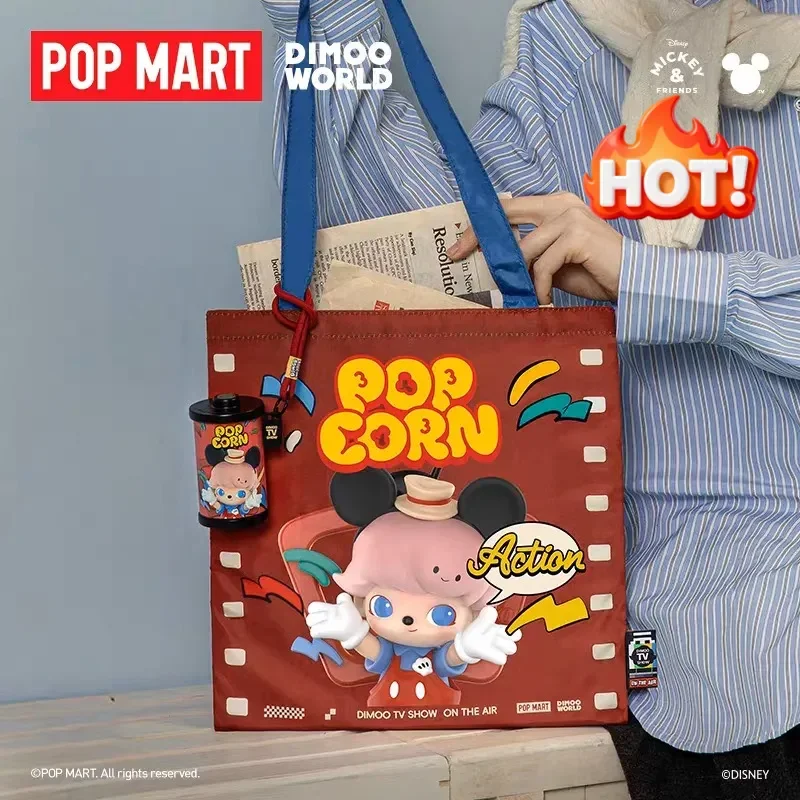 حقيبة تخزين أصلية من Popmart Dimoo World × Disney Series صندوق أعمى Dimoo حقيبة تخزين لطيفة الاتجاه جمع صندوق غامض هدية مفاجئة #1