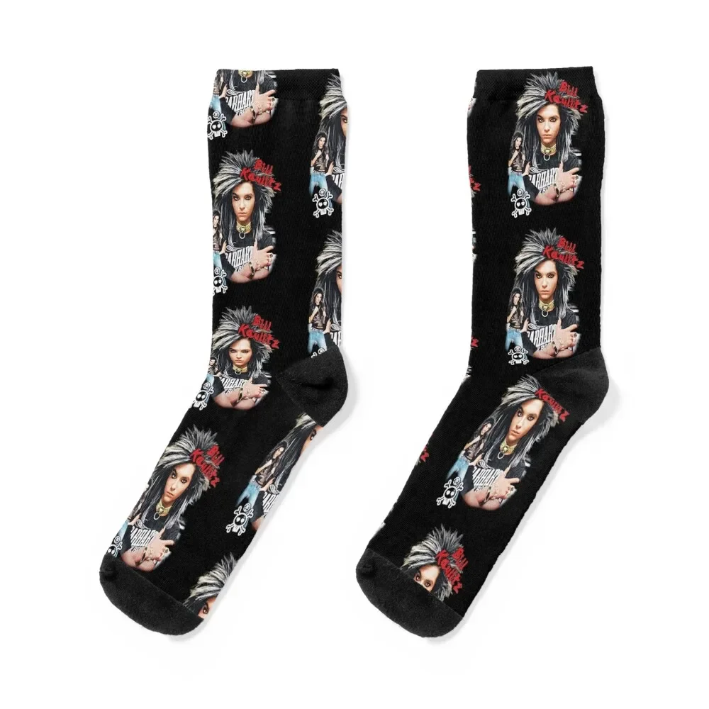 

RAREST VINTAGE DEADSTOCK BILL KAULITZ TOKYO HOTEL Socks Crossfit anti-slip cotton Socks For Women Men's