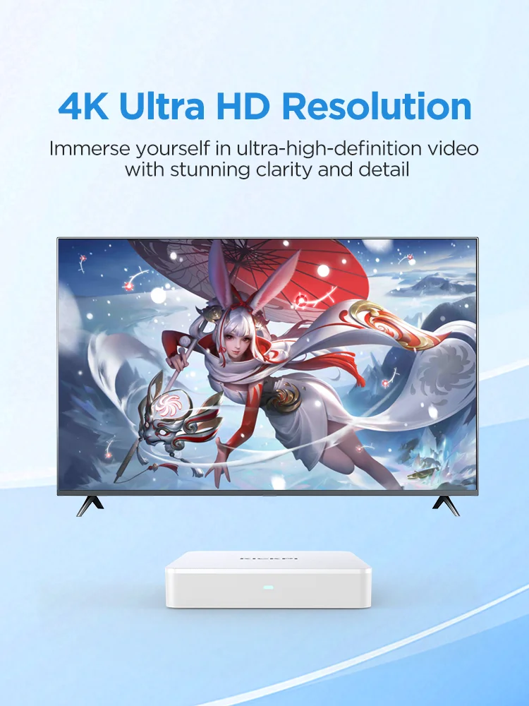 KICKPI KP1 TV Box Google معتمد Netflix 4K Android 12.0 Media Player 32G يدعم Chromecast Dolby Atmos 5G Wifi BT5.0