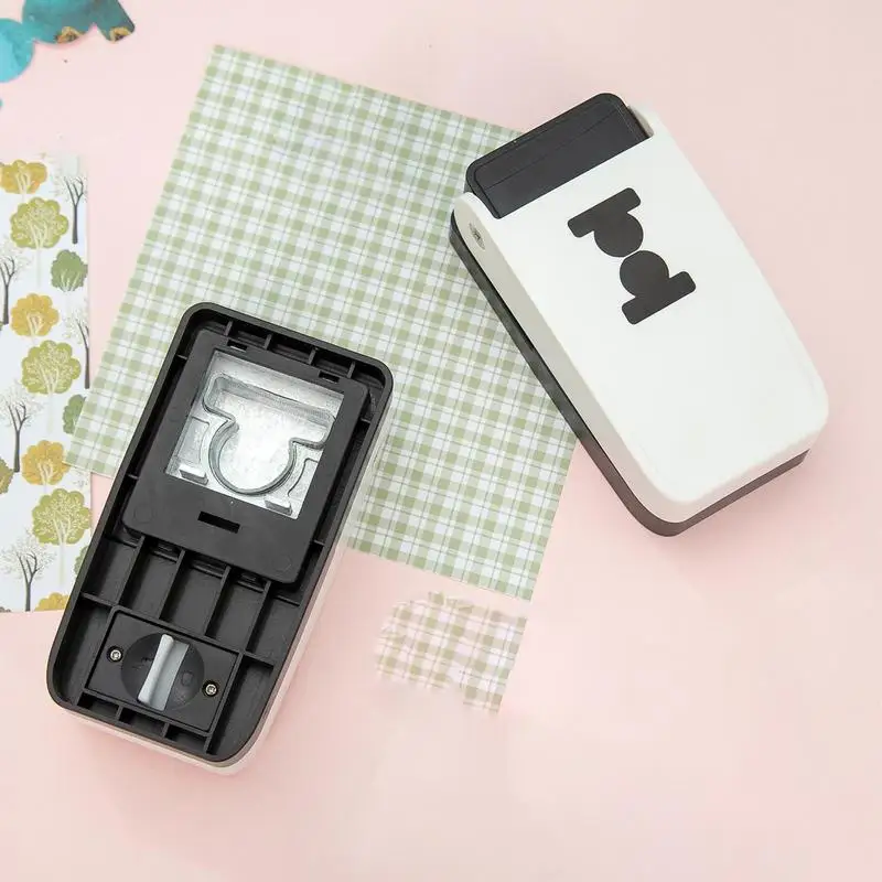 เครื่องเจาะกระดาษแท็บดัชนีแท็บด้วยตนเองของเล่นเจาะกระดาษเพื่อการศึกษาผู้ที่สนใจสมุดภาพเครื่องมือเจาะกระดาษเครื่องเขียนสำหรับโรงเรียนสำหรับงานหัตถกรรม