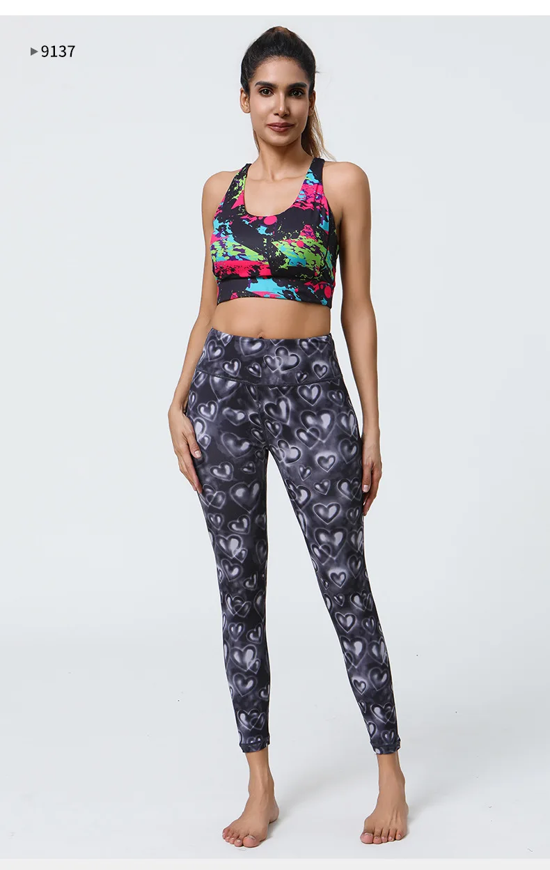 Color Sport Leggings Women 3D Printing Tights Yoga Pants Gym Leggin Ladies Seamless Leggins for Female Leginsy Sexy