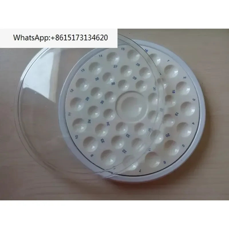 36 Hole Porcelain Ceramic Color Palette Powder Mixing Tray