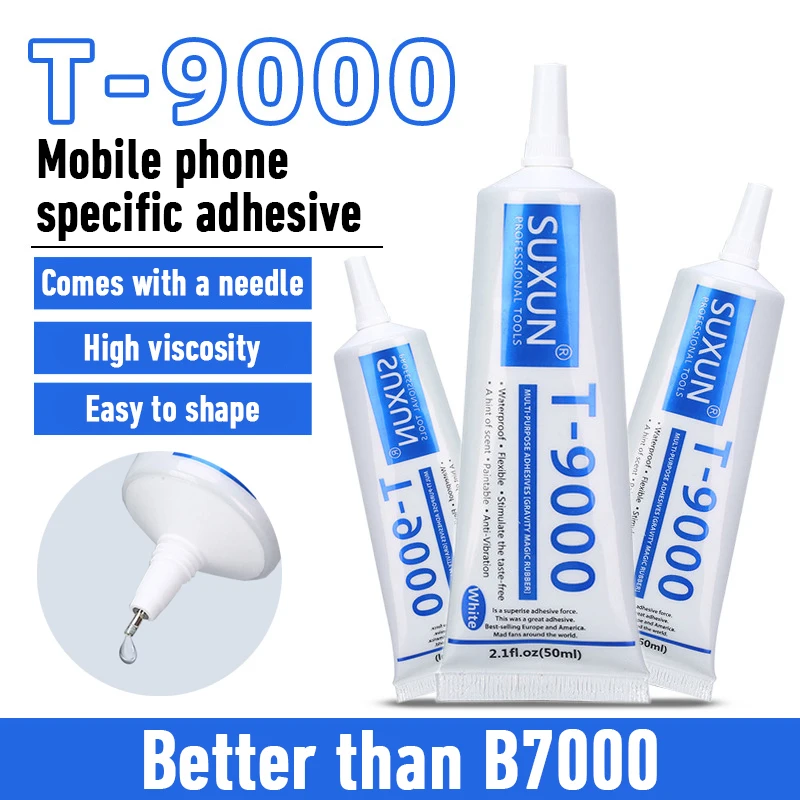 15/50/110ml T9000 Glue Better Than B7000 Adhesive Epoxy Resin Repair Cell Phone Touch Screen Liquid Glue Jewelry Craft Adhesive