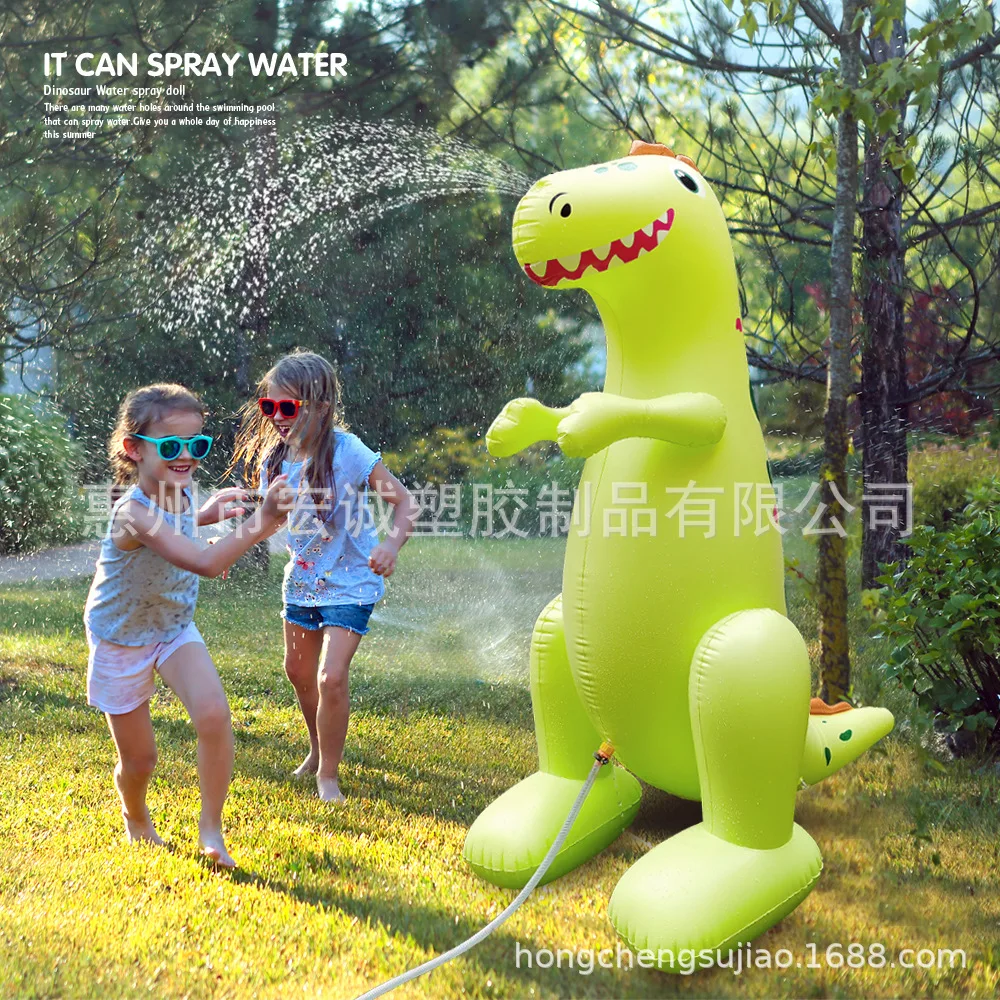 New Inflatable Water Spray Dinosaur Outdoor Children's Water Spray Elephant Sprinkler Pool Shark Lawn Toy Inflatable Toy