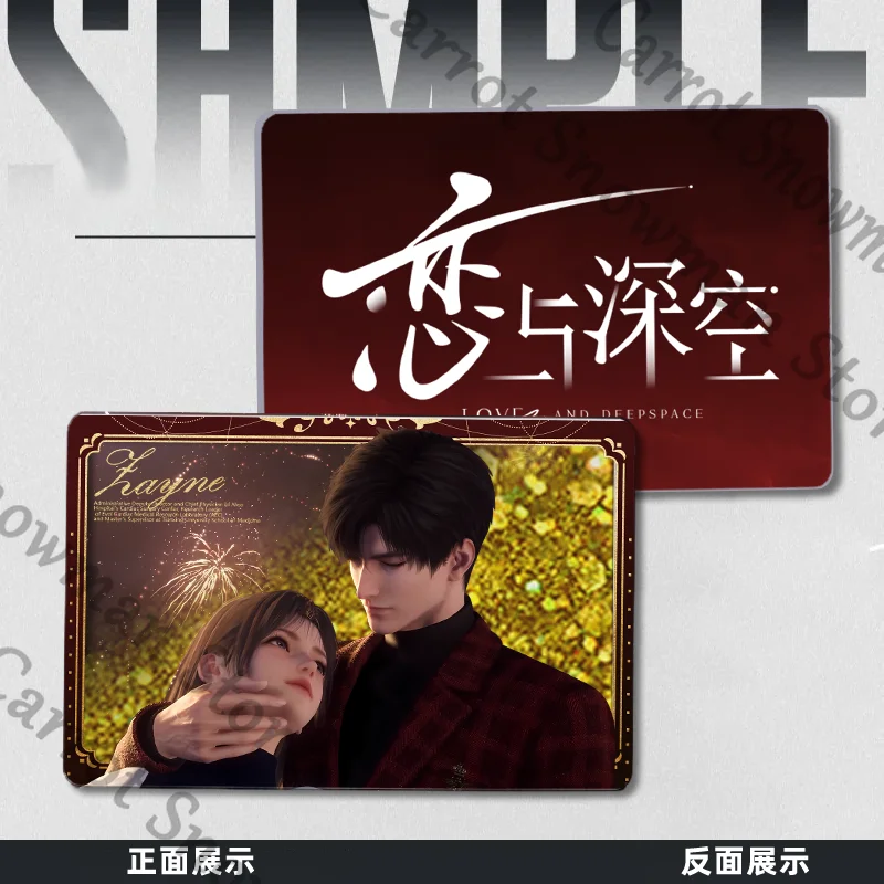 Anime Love and Deepspace Sylus Caleb Zayne Xavier Quicksand Mahjong Acrylic Drift Sand Standing Board Cospaly Cartoon