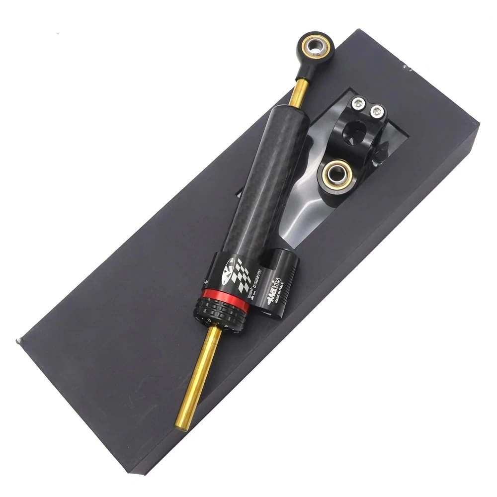Universal DIMOTIV Matris Adjustable Steering Damper for Kawasaki Ninja 400 300 250 Honda CB650F Yamaha R1 YZF-R3 R25 Tracer view 5