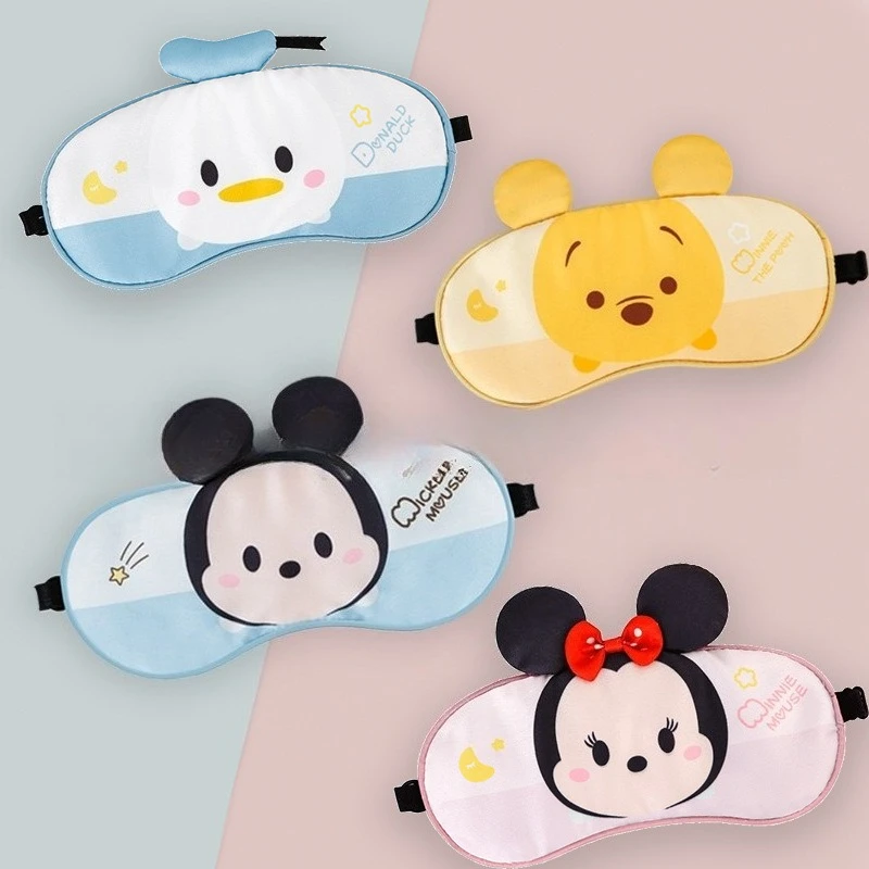Disney ice silk eye mask sleeping ice pack sleeping men girls children students darkening summer