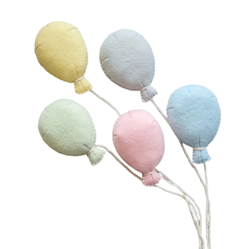 Newborn Photography Props Felt Balloon/Cloud Posing Props Baby Photoshooting Props DIY Photo Backdrop Decors Shower Gift