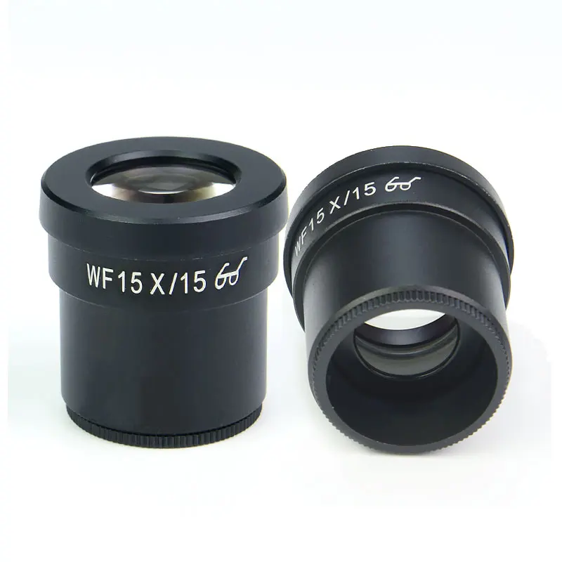 

WF15X High Eyepoint Eyepiece 15mm Wide Field of View Microscope Eyepieces Mounting Size 30mm