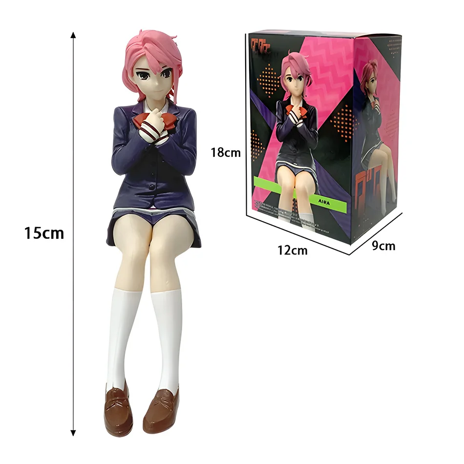 Anime Ayase Momo Shiratori Aira Actionfigur – Sitzhaltung S.H.Figuarts verwandelte Montage PVC-Modell Spielzeug Geschenk