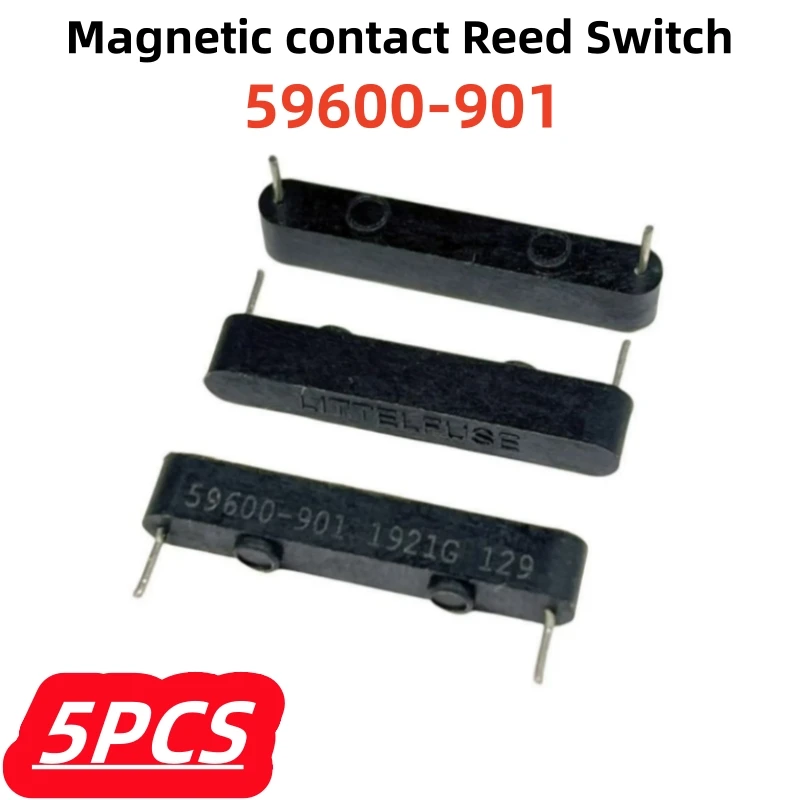 5PCS Plastic 59600 Normally Open NO 22*4*3MM Miniature PCB Mountable Induction Sensor DIP Magnetic contact Reed Switch 59600-901