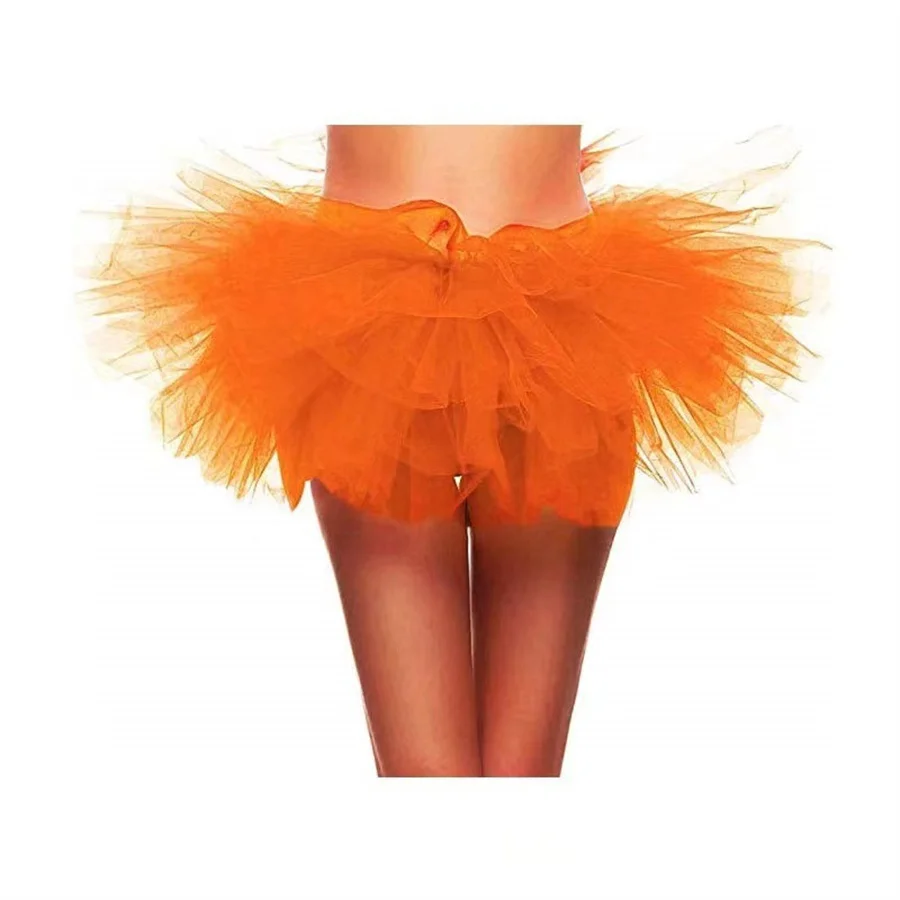 1pc 5 Layer Tulle Tutu Skirt, Suitable For Both Men And Women, Ideal For Dance Performances, Parties, Competitions, And Birthday