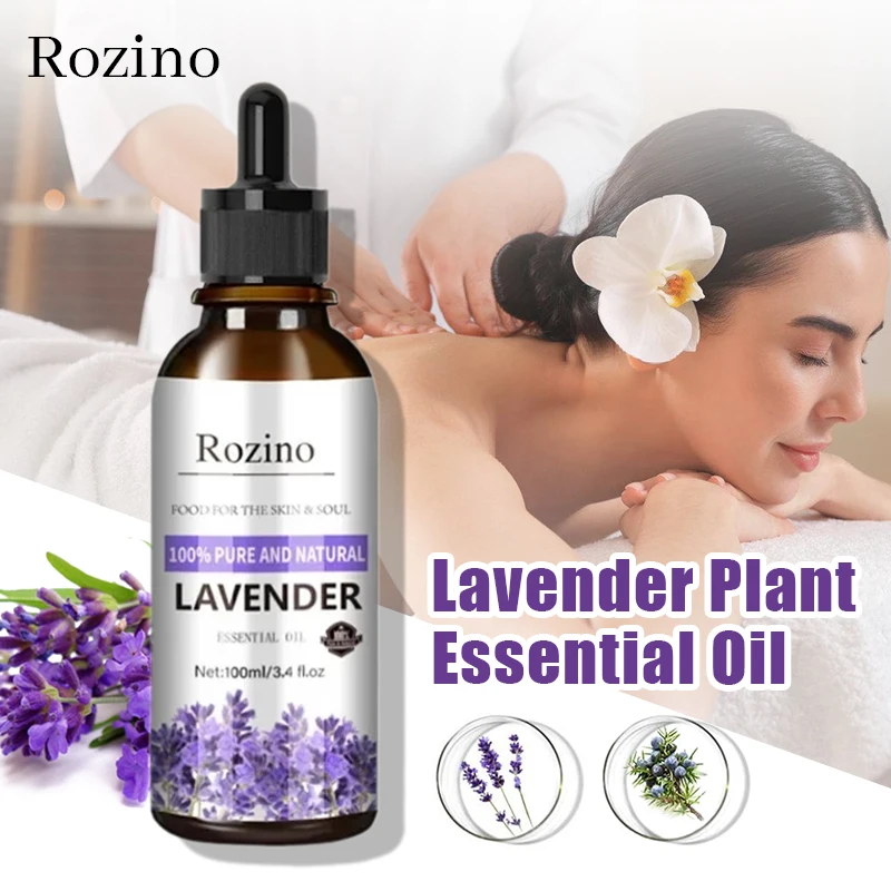 100ml  Lavender Plant Essential Oil SPA Moisturizing Comfortable Calming Nourishing and Moisturizing Massage Essence