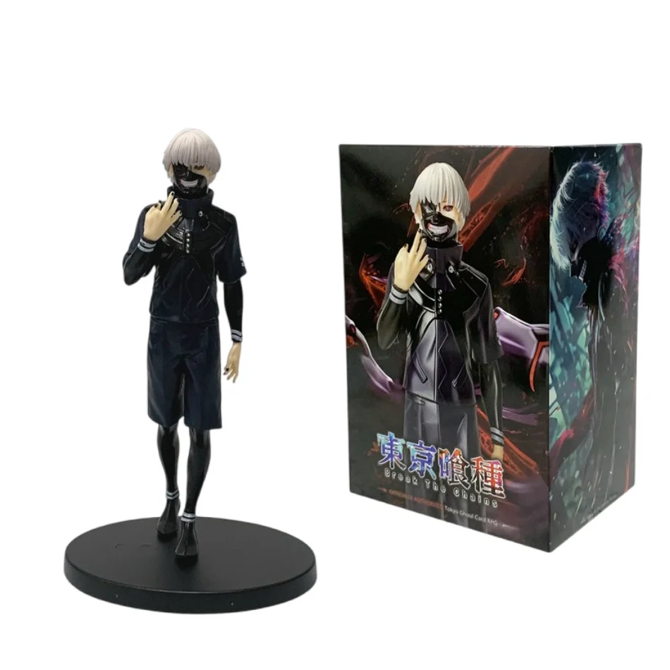 3 Estilos de Figuras de Anime de 18-20 cm de Tokyo Ghoul, Máscara de Ghoul, Kaneki Ken, Modelo de Acción, Estatua de PVC para Escritorio, Adorno Coleccionable, Juguetes, Regalos