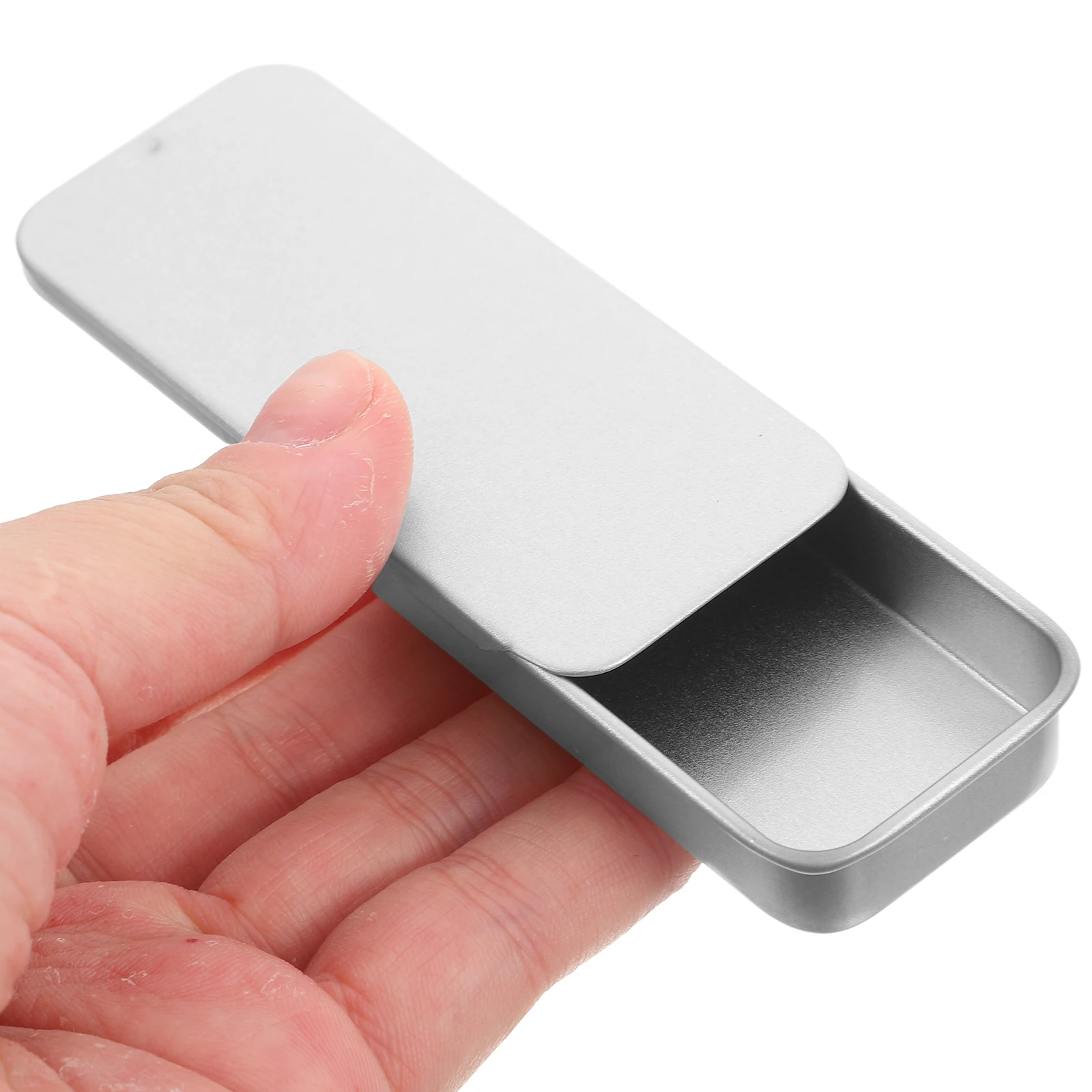 18Pcs Lip Balm Tin Case Sturdy Tinplate Box Small Tins for Crafts Candles Candy Storage Container with Lid Tin Box