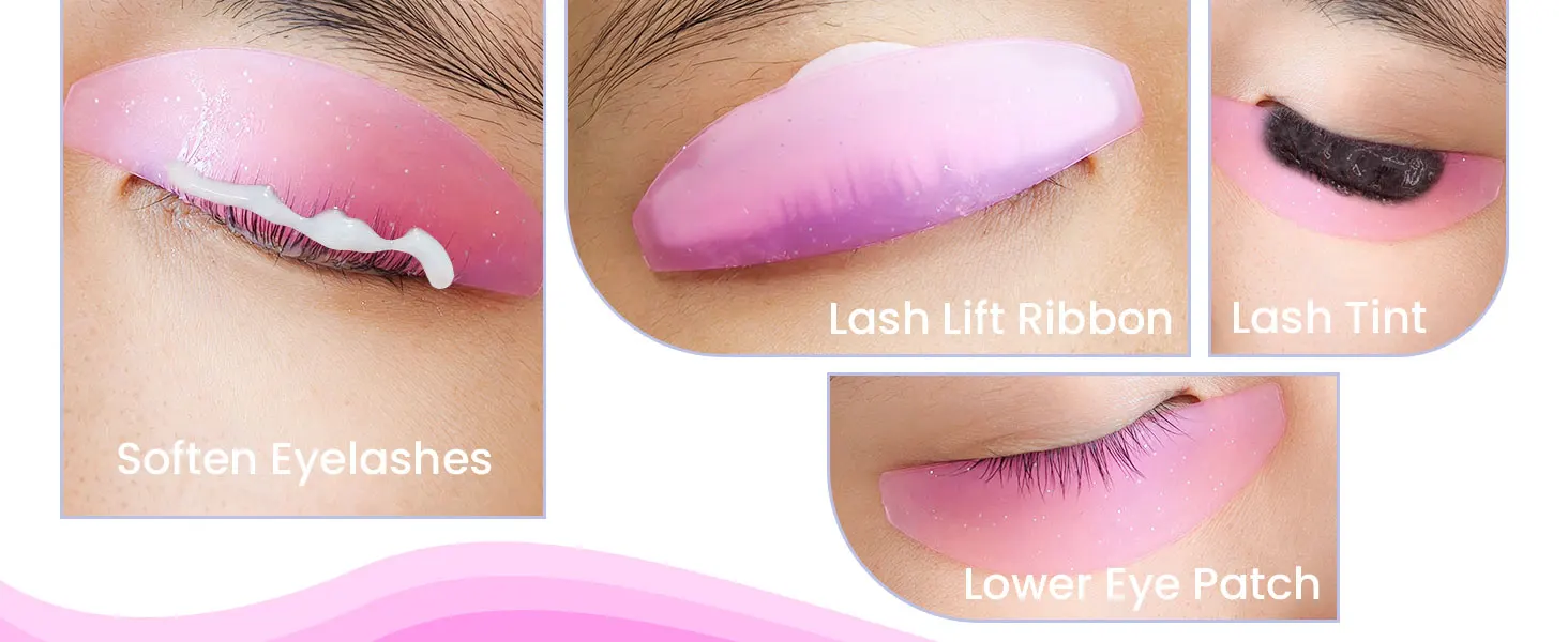 Libeauty 1 Paar Silikon-Wimpernperm-Pads, Wimpernweichmacher-Pads, Wimpernperm-Curler, Wimpernweichmacher-Stäbchen, Make-up-Tools – Detail 2
