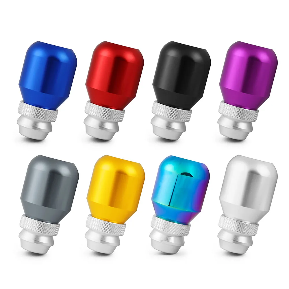 7CM-9.5CM Adjustable Aluminum Car Gear Shift Knob Universal Manual Gear Shifter Lever Knob Shift Head Shifter Lever