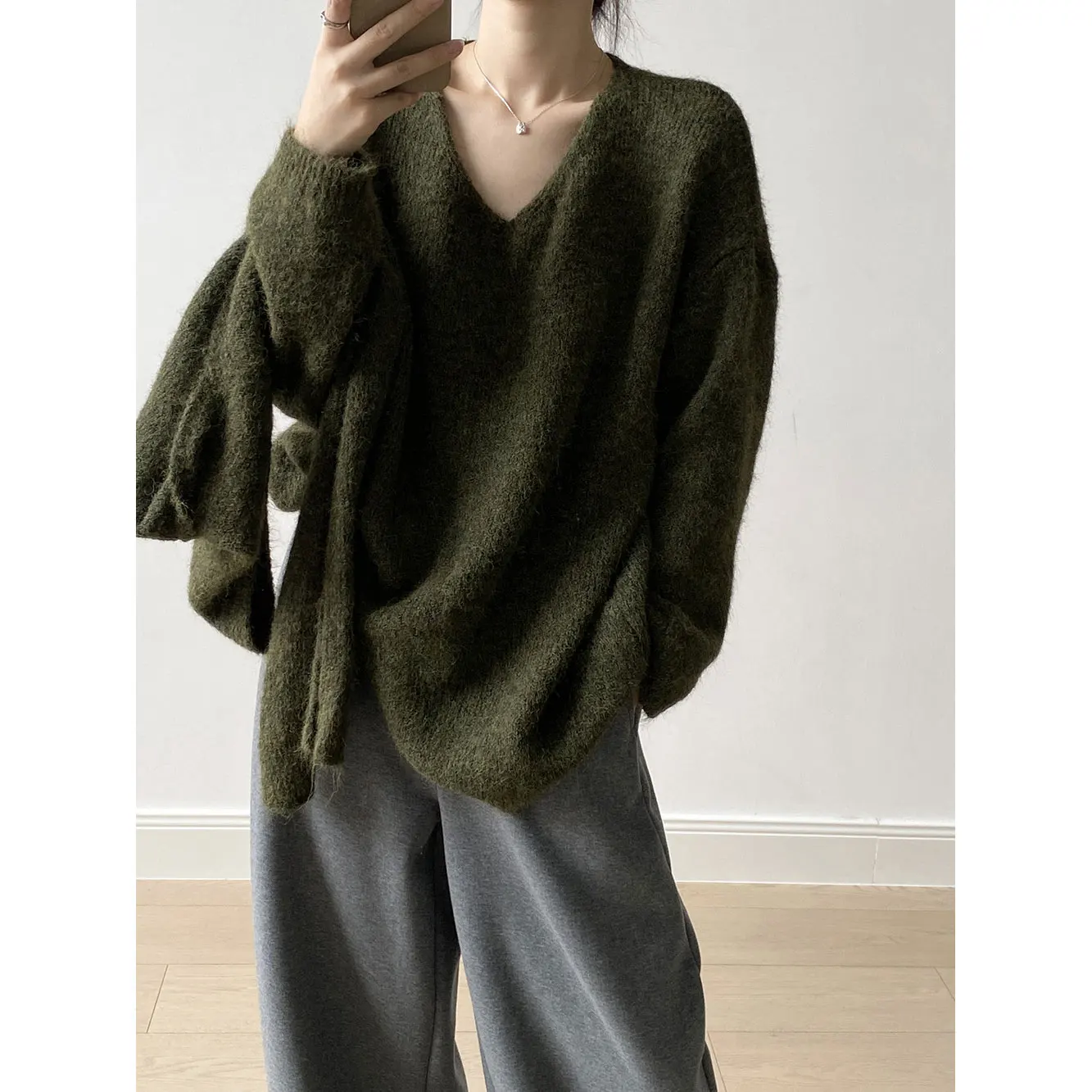 

Women Warm Knitted Sweater With Cape Design Two Pieces Pullovers Coat Autumn Clothes Tops For Women Fashion Korean Clothing